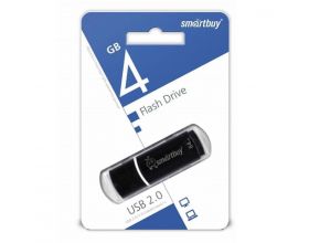 Флешка USB 2.0 Smartbuy 4GB Crown Black (черный) (SB4GBCRW-K)