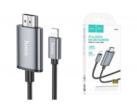 Кабель HDMI-Lightning HOCO UA27 HD on-screen cable iP to HDTV 2,0 м