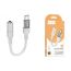 Адаптер для проводной гарнитуры c 3.5 мм на Type-C HOCO LS37 Spirit transparent digital audio converter Type-C to 3.5mm (серый)
