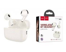 Наушники вакуумные беспроводные HOCO EQ15 wireless BT headset (молочно-белый)