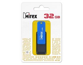 Флешка USB 2.0 Mirex CITY BLUE 32GB (ecopack)