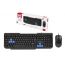 Комплект клавиатура+мышь проводной мультимедийный Smartbuy ONE (SBC-230346-KB) (черно-синий)