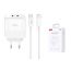 Сетевое зарядное устройство 2USB-C + кабель Type-C-Type-C XO L140(EU) Dual C35W Fast Chargers White