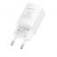 Сетевое зарядное устройство USB BOROFONE BA101A Pudding (белый)