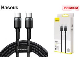 Кабель USB Type-C - USB Type-C Baseus Cafule PD2.0 100W flash charging. 2M. 20V. 5A. чёрный-серый