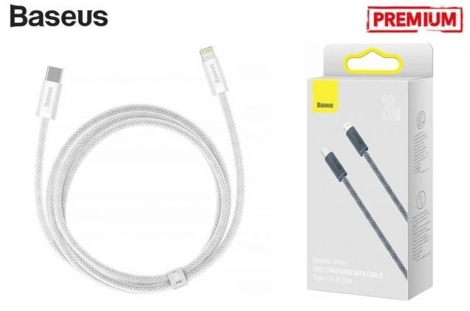 Кабель USB Type-C - Lightning Baseus Dynamic Series Fast Charging Data.  20W. 1 м (белый)