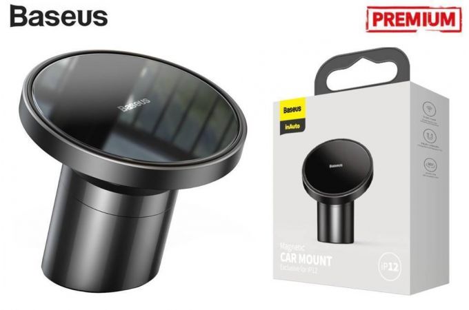 Держатель автомобильный для телефона Baseus Radar Magnetic Car Mount (Exclusive for iP12) (чёрный)