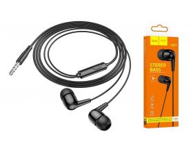 Наушники вакуумные проводные HOCO M97 Enjoy earphones with microphone (черный)