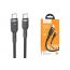 Кабель USB Type-C - USB Type-C HOCO U117 60W (черный) 1м