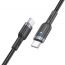 Кабель USB Type-C - USB Type-C HOCO U117 60W (черный) 1м