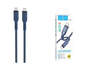 Кабель USB Type-C - USB Type-C HOCO X59 PD60W (синий) 1м