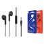 Наушники вакуумные проводные BOROFONE BM40 Sage universal earphones (черный)