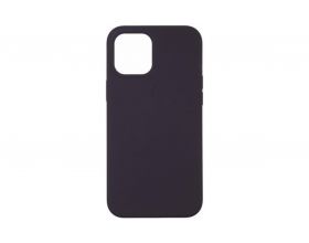 Чехол для iPhone 12 (6.1) Silicone Case Soft Touch (темно-синий)