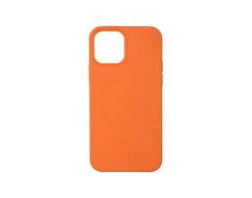 Чехол для iPhone 12 (6.1) Silicone Case Soft Touch (кумкват)