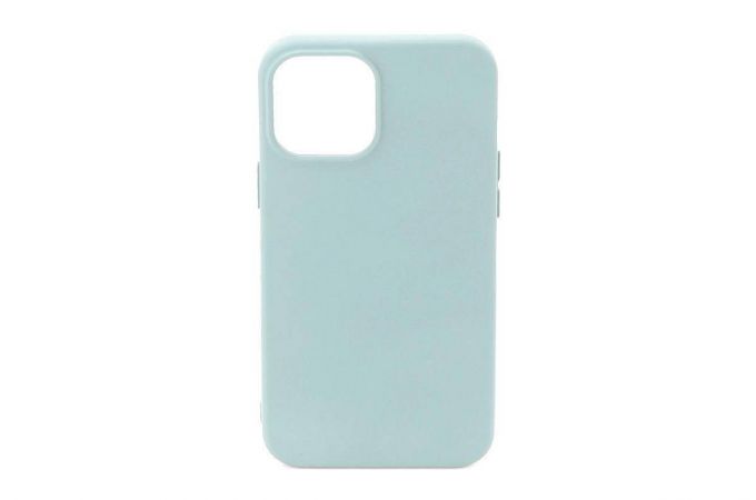 Чехол для iPhone 12 (6.1) Silicone Case Soft Touch (зеленый мох)