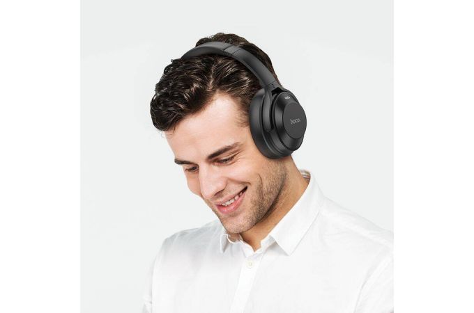 Наушники мониторные беспроводные HOCO W37 Sound Active Noise Reduction wireless headphones Bluetooth (черный)