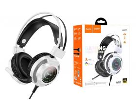 Наушники мониторные проводные HOCO W110 Resource gaming headphones (белый)