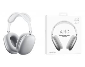 Наушники мониторные беспроводные BOROFONE BO35 Plus Adorable ANC Bluetooth (серебро)
