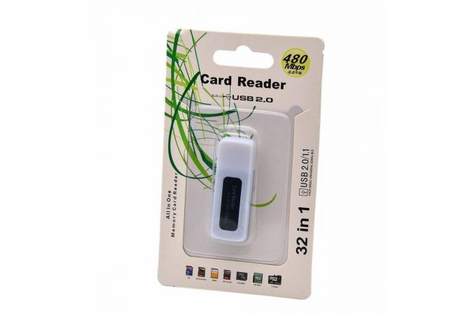 Картридер Орбита OT-PCR04 (SD,micro SD,M2,M2 Duo)  -  (УПАКОВКА 20ШТ)