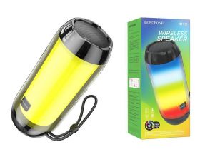 Портативная беспроводная колонка BOROFONE BR25 Crazy sound colorful luminous BT (черный)