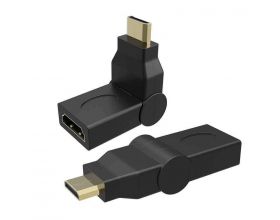 Конвертер переходник Орбита OT-AVW32  (HDMI гнездо - miniHDMI штекер)