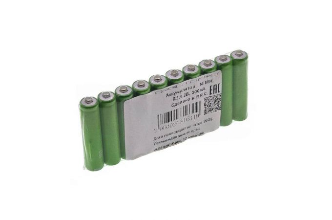 Аккумулятор Орбита R3 (300mAh,Ni-MH,1.2V) (УПАКОВКА 10шт)