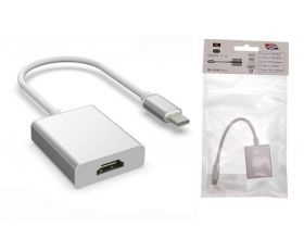 Конвертер переходник Орбита OT-AVW54  (штекер TYPE-C - гнездо HDMI) 15см