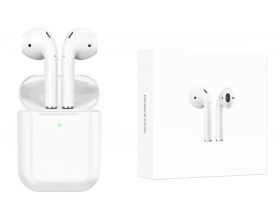 Наушники вакуумные беспроводные BOROFONE BW79 True wireless BT headset Bluetooth (белый)
