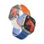 Ремешок для Apple Watch HOCO AS102 Жидкий силиконовый магнитный ремешок для часов iWatch (38/40/41 мм) (темно-синий с серым)