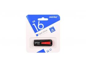 Флешка USB 3.0 Smartbuy 16GB IRON Black (черный)/Red (SB16GBIR-K3)