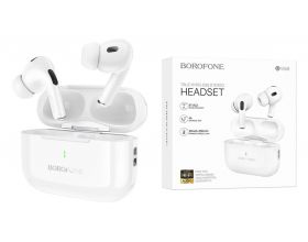 Наушники вакуумные беспроводные BOROFONE BW59 True wireless stereo headset (белый)