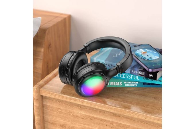 Наушники мониторные беспроводные HOCO W48 Focus BT headphones Bluetooth (черный)