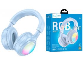 Наушники мониторные беспроводные HOCO W48 Focus BT headphones Bluetooth (синий)