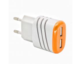 Сетевое зарядное устройство USB Орбита OT-APU35 5B, 2400mA (белый)