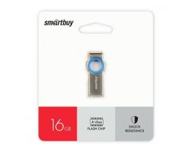 Флешка USB 2.0 Smartbuy MC2 Metal Blue 16GB (SB016GBMC2)