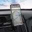 Держатель автомобильный для телефона HOCO CA105 Guide three-axis wireless charging car holder черный