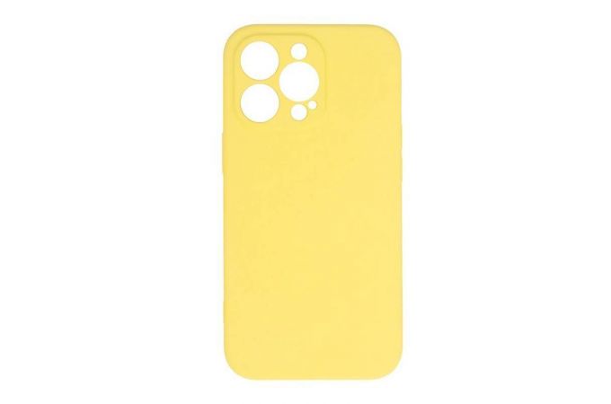Чехол силиконовый для iPhone 15 Pro Max (6,7) тонкий (желтый)