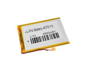 Универсальный аккумулятор 110x70x4 3.7V 3800mAh (4070110P)