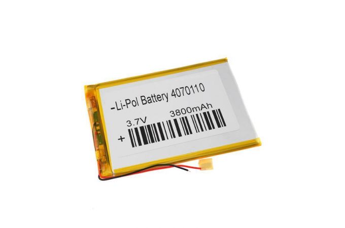 Универсальный аккумулятор 110x70x4 3.7V 3800mAh (4070110P)