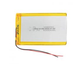 Универсальный аккумулятор 90x80x4 3.7V 6000mAh (4080105P)