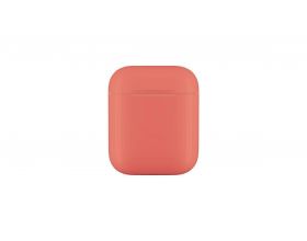 Чехол для наушников Soft-Touch AirPods пластиковый (оранжевый)