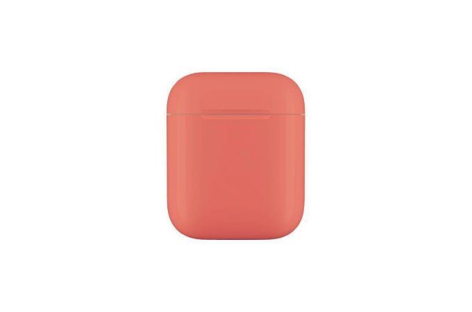Чехол для наушников Soft-Touch AirPods пластиковый (оранжевый)