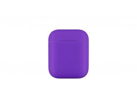 Чехол для наушников Soft-Touch AirPods пластиковый (фиолетовый)