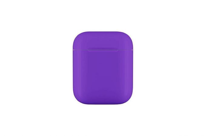 Чехол для наушников Soft-Touch AirPods пластиковый (фиолетовый)