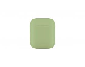 Чехол для наушников Soft-Touch AirPods пластиковый (салатовый)