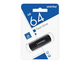 Флешка USB 3.0 /3.1 Smartbuy Scout Black (черный) 64GB (SB064GB3SCK)