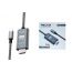 Кабель HDMI/TYPE-C WALKER WHD-58 (2 м), поддержка 4К/60Гц (без доп. питания), серый