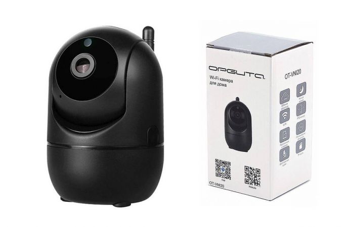 Видеокамера IP WI-FI Орбита OT-VNI20 (С291) (черный)