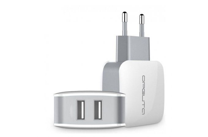 Сетевое зарядное устройство USB Орбита OT-APU53 5В, 2400mA (белый)