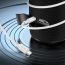 Кабель аудио BOROFONE BL18 (штекер Type-C - штекер AUX) Digital audio conversion cable (белый) силиконовый